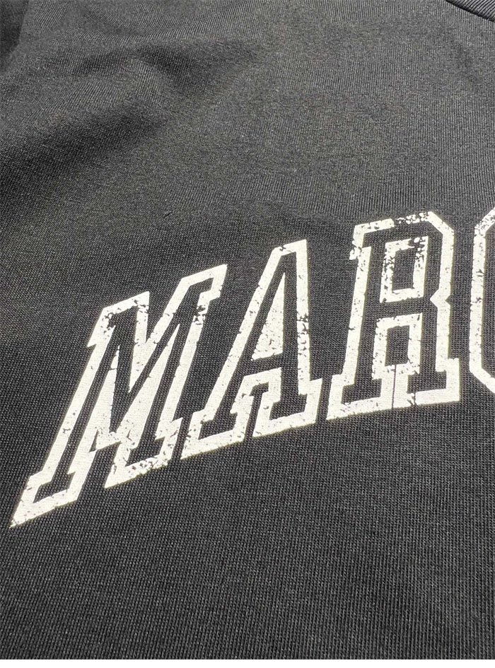 메종 마르지엘라 MM6 로고 반팔 티셔츠