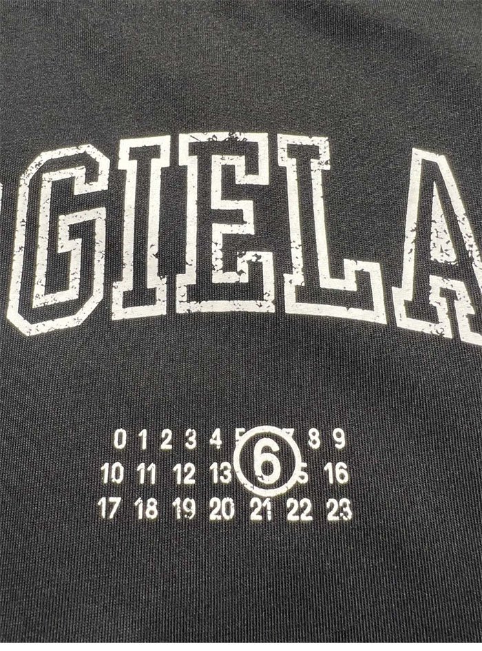 메종 마르지엘라 MM6 로고 반팔 티셔츠