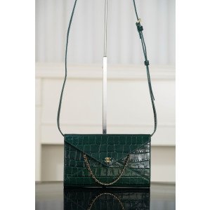 샤넬 엘리게이터 엔벨로프 플랩백