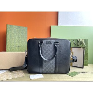 구찌 GG 블랙 미디움 브리프케이스