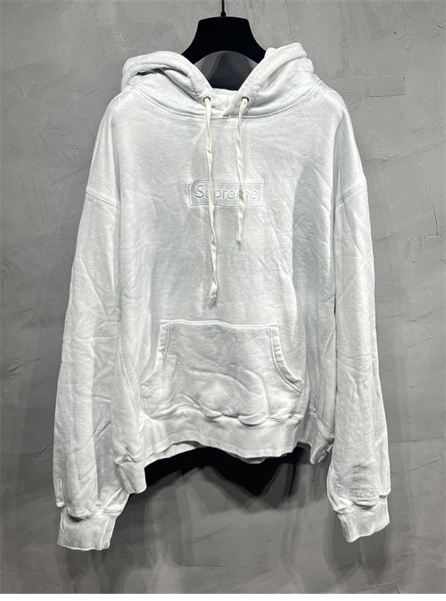 메종마르지엘라 x 슈프림 박스로고 후디