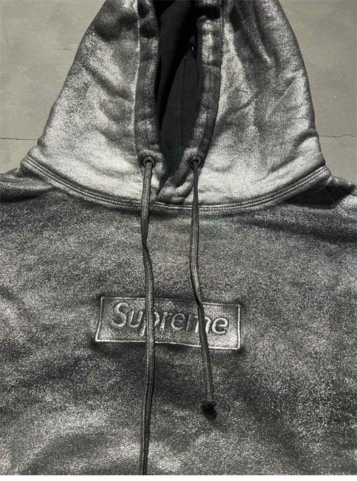 메종마르지엘라 x 슈프림 박스로고 후디