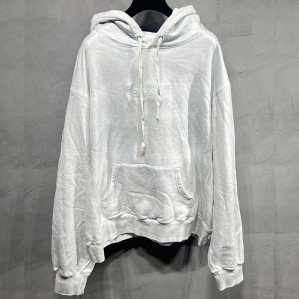 메종마르지엘라 x 슈프림 박스로고 후디