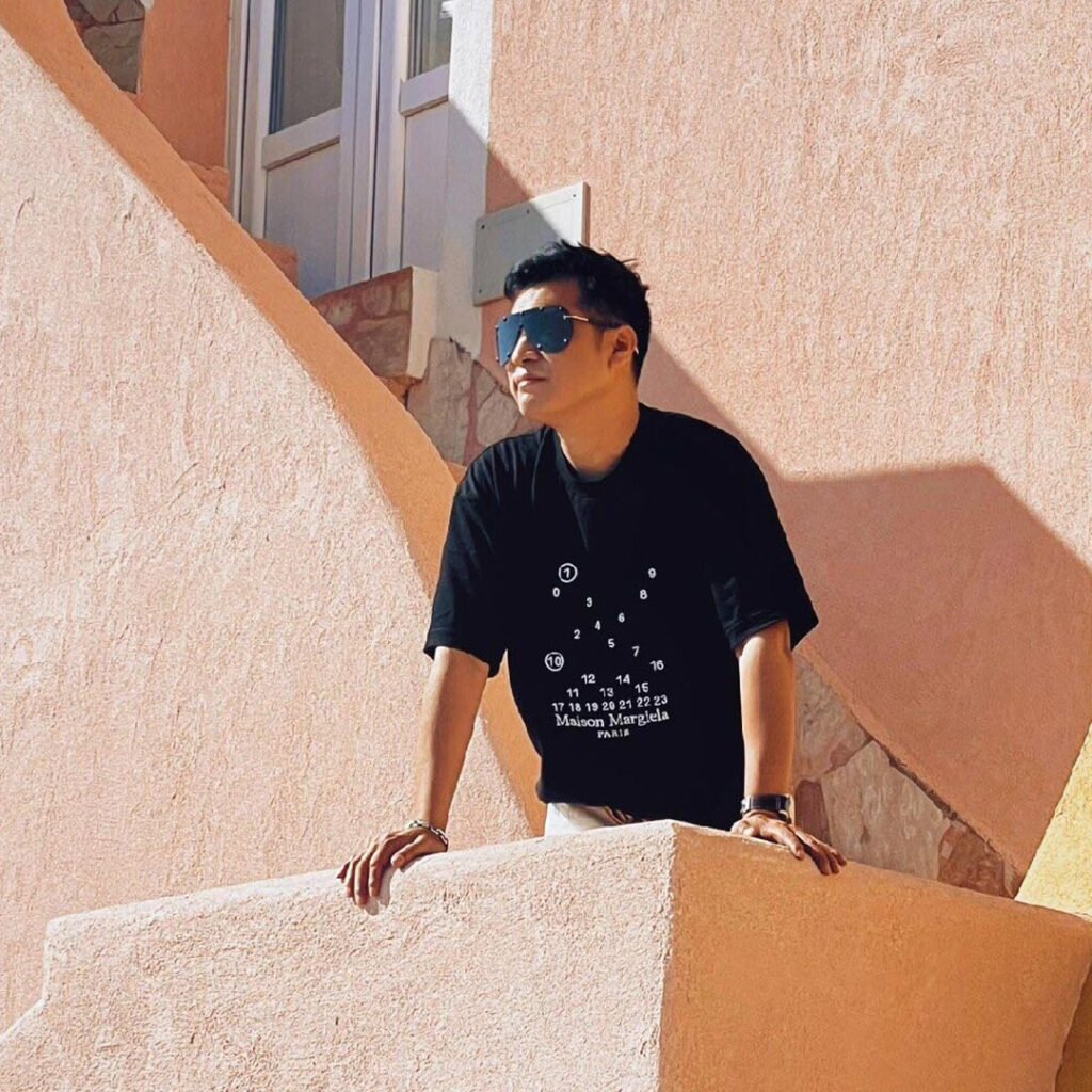 마르지엘라 뉴메릭 로고 반팔 티셔츠 블랙