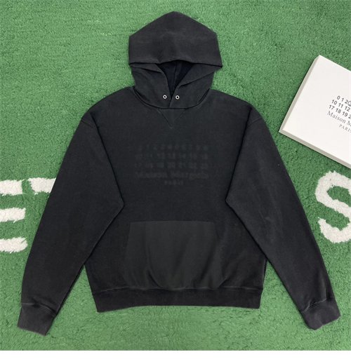 메종마르지엘라 MM6 넘버스 로고 후디