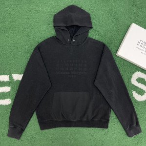 메종마르지엘라 MM6 넘버스 로고 후디