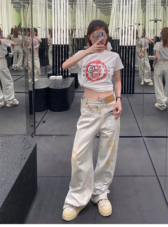 메종 마르지엘라 이어 오브 더 스네이크 반팔 티셔츠