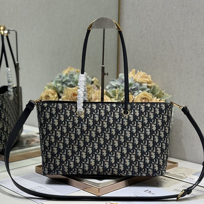 디올 뚜주흐 백 스몰 블랙 오블리크