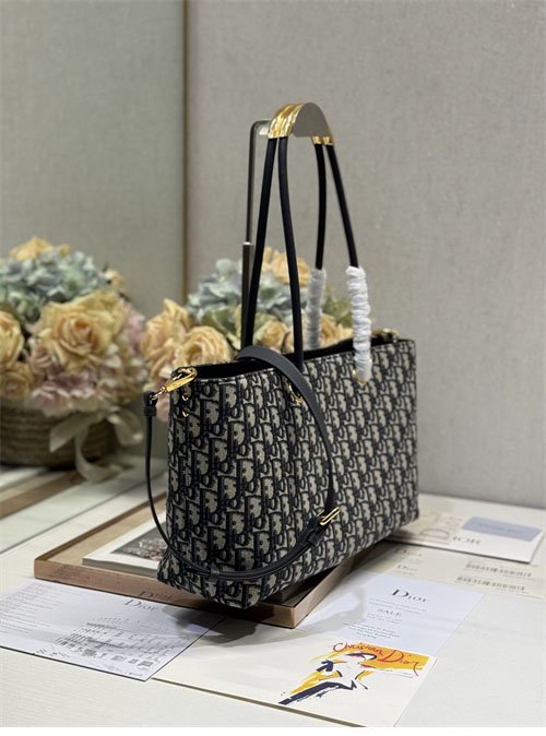 디올 뚜주흐 백 스몰 블랙 오블리크