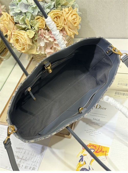 디올 뚜주흐 백 스몰 블랙 오블리크