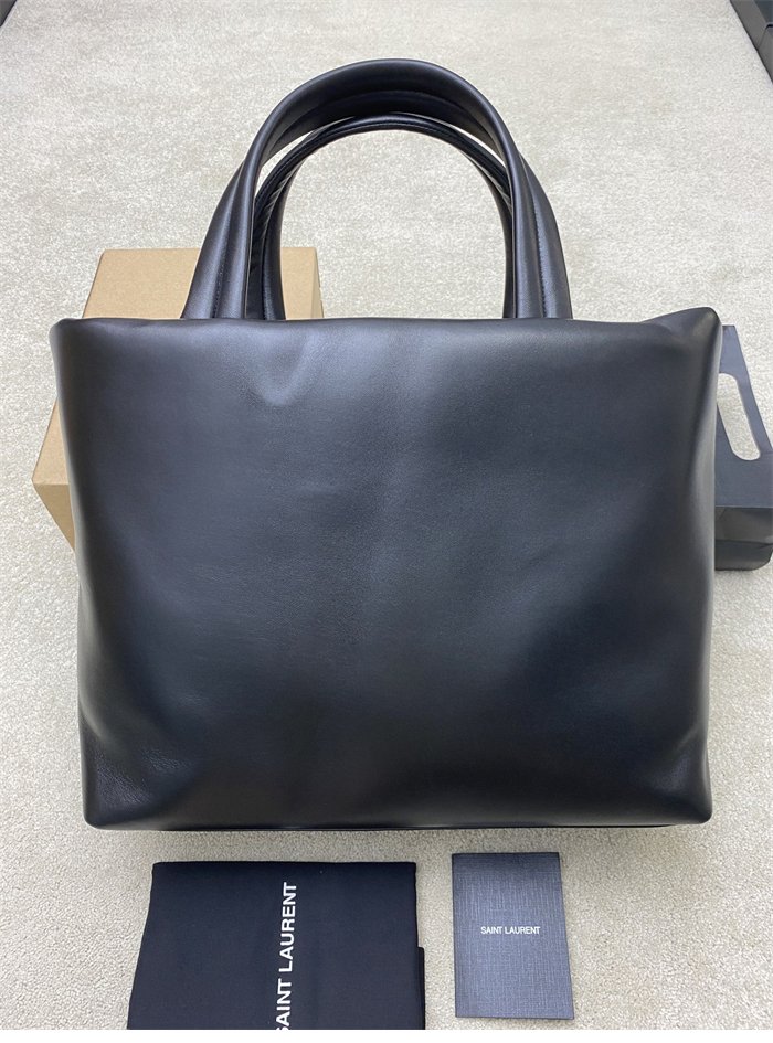 생로랑 나파 램스킨 퀼팅 토트백