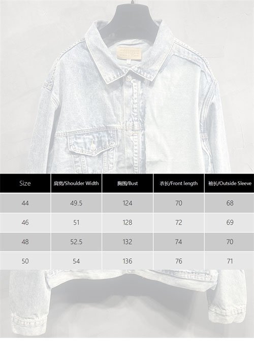 메종마르지엘라 MM6 백 스티치 빈티지 워싱 데님 자켓