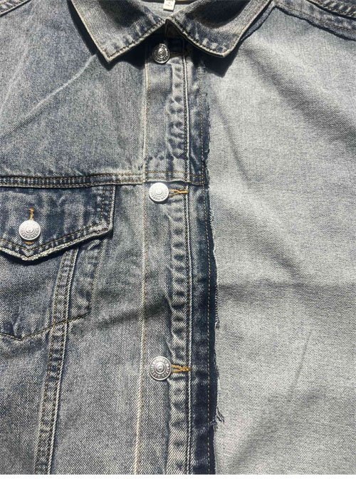 메종마르지엘라 MM6 백 스티치 빈티지 워싱 데님 자켓