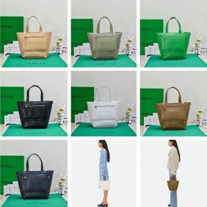 보테가 베네타 인트레치아토 스몰 플립 플랩 토트 백 “ 7 COLOR ”