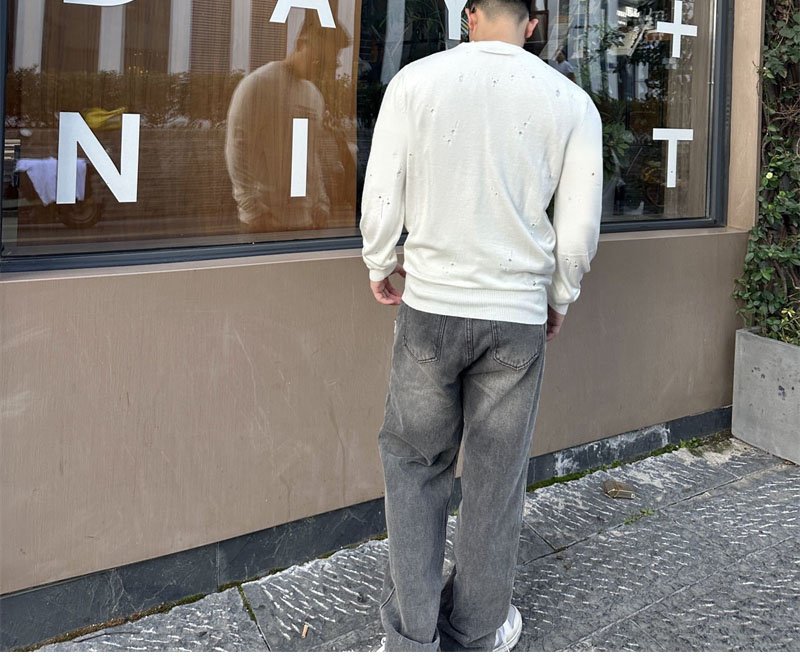 메종마르지엘라 뉴메릭 시그니처 MM6 스웨터