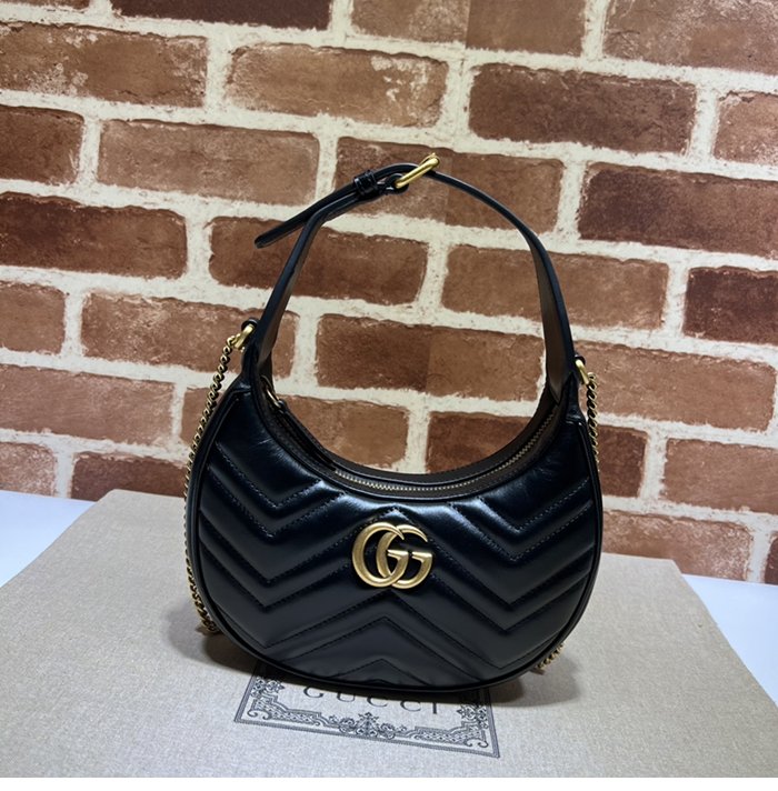 구찌 GG 마몬트 하프문 숄더백 699514