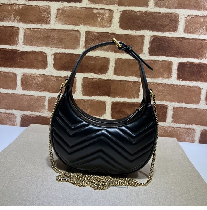 구찌 GG 마몬트 하프문 숄더백 699514