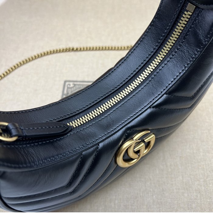 구찌 GG 마몬트 하프문 숄더백 699514