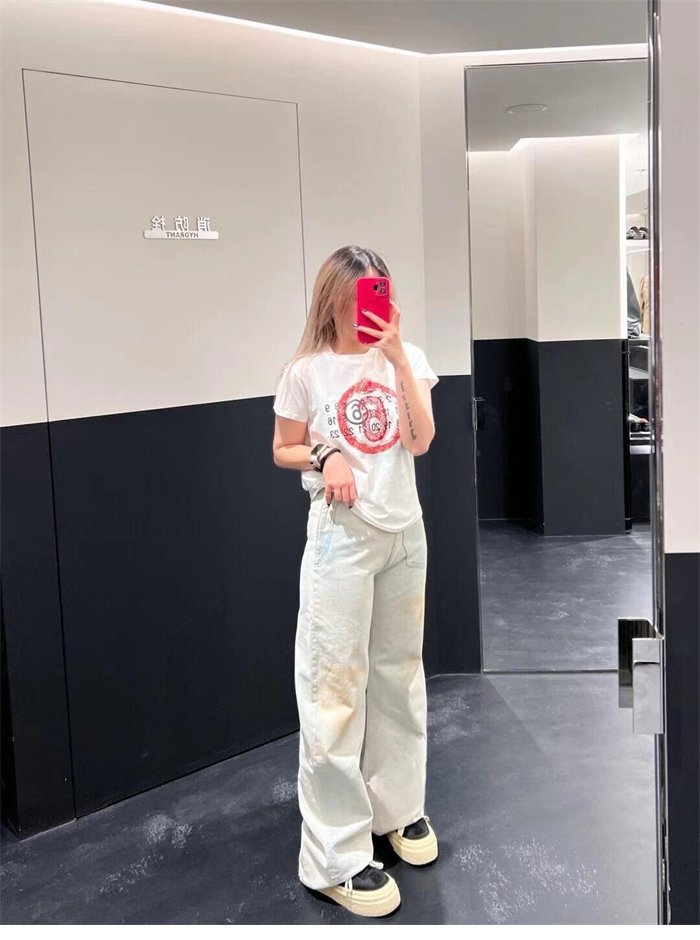 메종 마르지엘라 이어 오브 더 스네이크 반팔 티셔츠