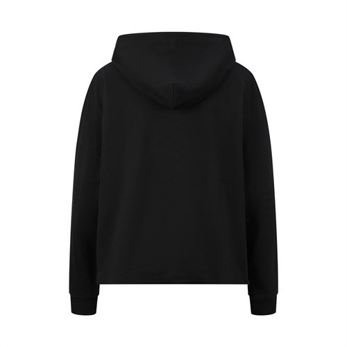 메종마르지엘라 MM6 넘버드 로고 프린트 반집업 후디