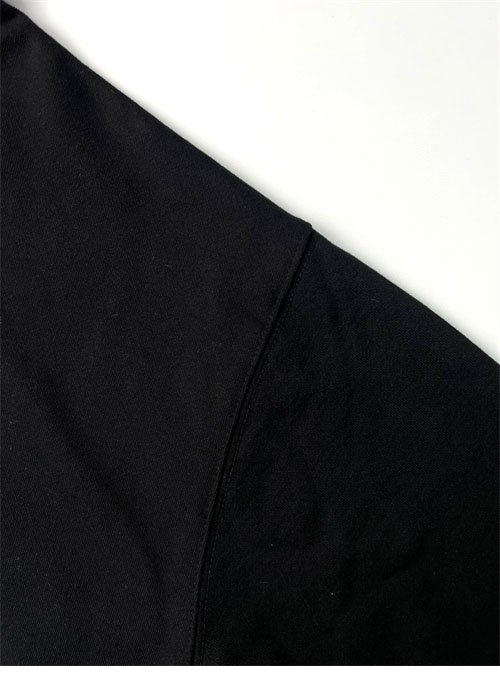 메종마르지엘라 MM6 넘버드 로고 프린트 반집업 후디