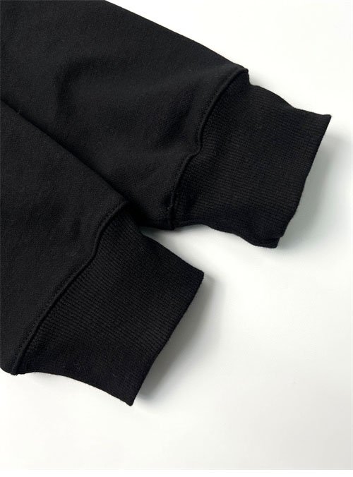 메종마르지엘라 MM6 넘버드 로고 프린트 반집업 후디