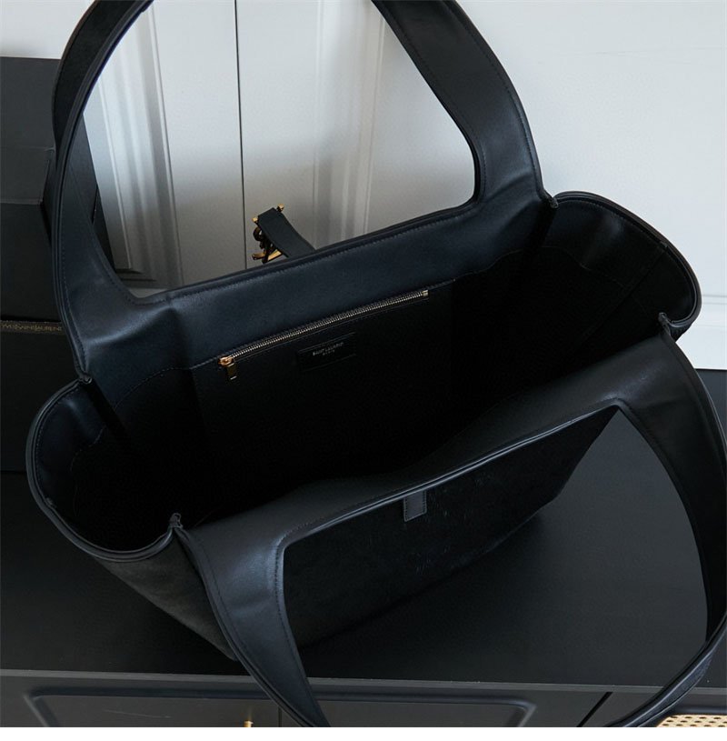 생로랑 Le 5 à 7 베아 쇼퍼토트백 블랙 763435