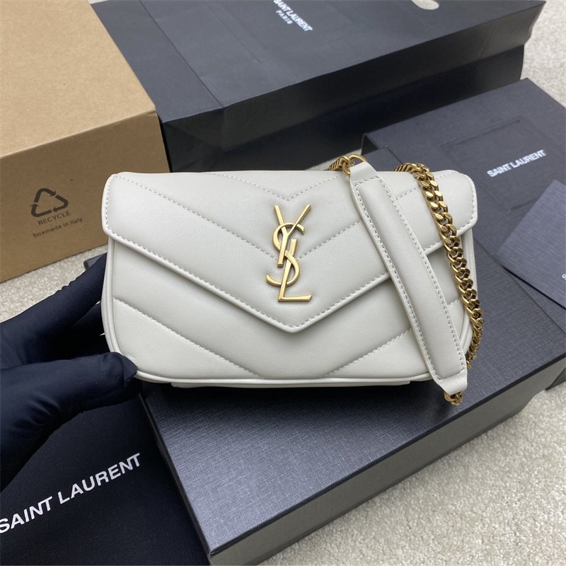 생로랑 루루 토이 램스킨 미니 크로스 백