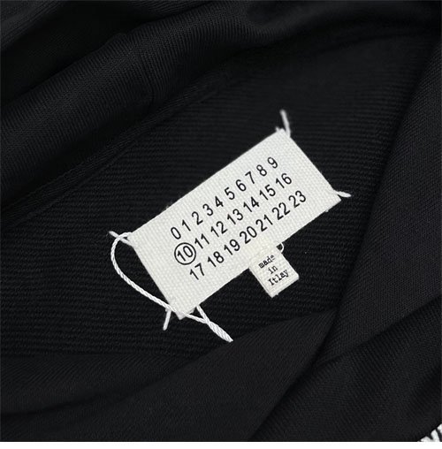 메종마르지엘라 MM6 업사이드 다운 자수 로고 후디 2컬러