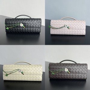 보테가 베네타 인트레치아토 안디아모 탑핸들 클러치백 “ 4 COLOR ”