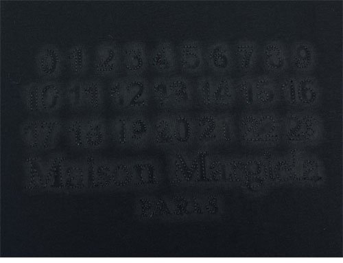 메종마르지엘라 MM6 Logo 자수 반팔 티셔츠