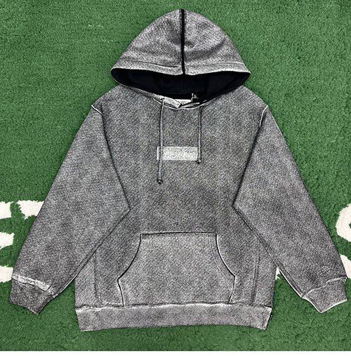 메종 마르지엘라 x 슈프림 포일 박스로고 후드