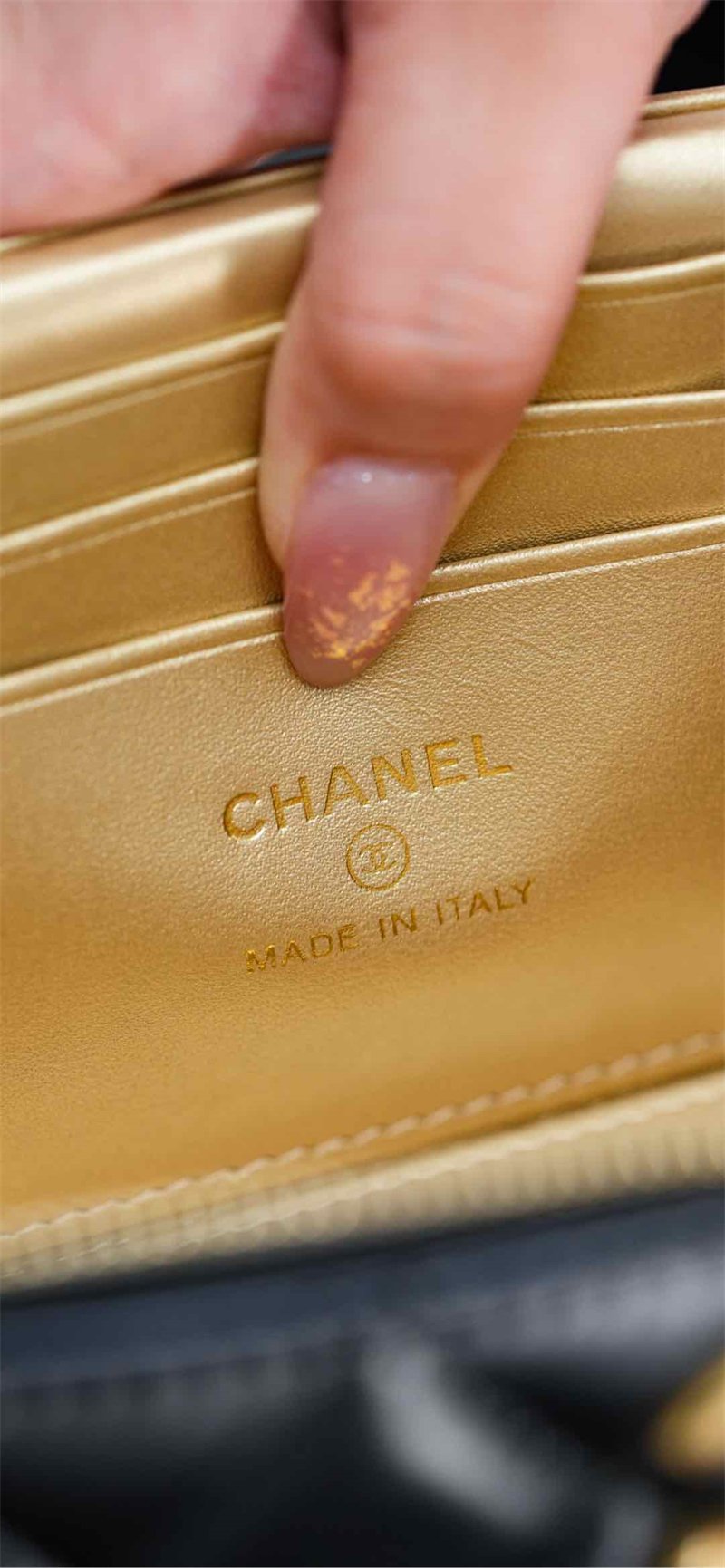 샤넬 베니티 케이스 체인백 블랙